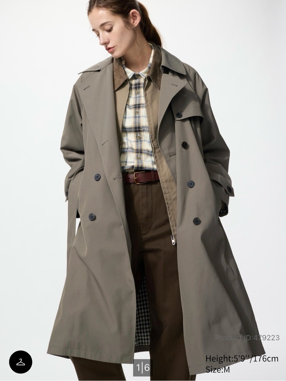Classic Men's Trench Coat - Taupe
